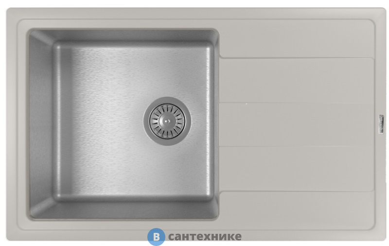 Кухонная мойка FLORENTINA Комби 780, грей FS (21.395.D0780.305)