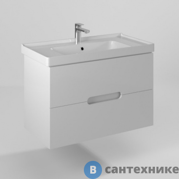 картинка Тумба под раковину BRIZ Пола т18-90 консольная (ум. Грейс) (236 03-18090-15 00 БЕЛ)