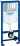 Инсталляция Grohe 38772001 Rapid SL в сборе, для подвесного унитаза, с панелью Skate Cosmopolitan