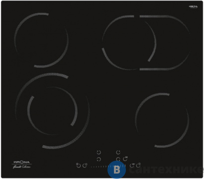 картинка Варочная поверхность Krona LEGGIERO 60 BL электрическая (независимая)