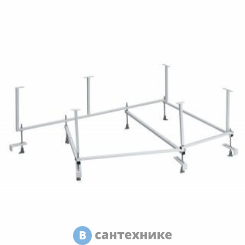 Монтажный комплект к ванне акриловой асимметричной Santek Ибица XL 160х100, левосторонней и правосторонней (1WH112427)