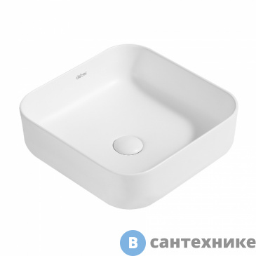 картинка Раковина ABBER Rechteck AC2211MW белая матовая накладная