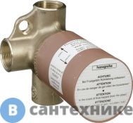 Скрытая часть Hansgrohe 15981180 вентиля Trio Universa