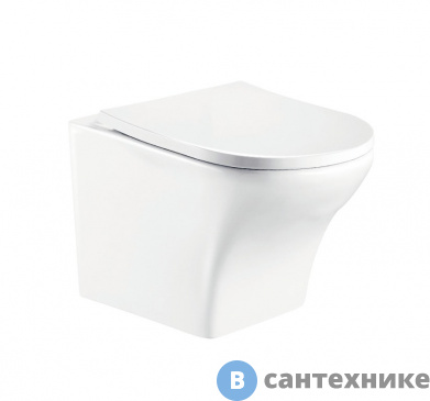 картинка Унитаз с инсталляцией WELTWASSER и кнопкой смыва (MARBERG 507 + ODENBACH 004 GL-WT + MAR 507 RD MT-BL)