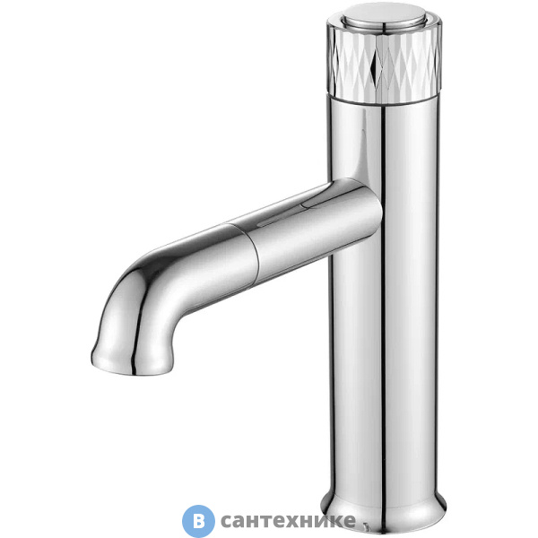 Смеситель Orange PURE M02-021cr для раковины с кнопочным управлением