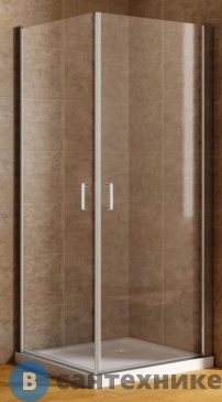 картинка Душевой уголок Aquanet Cinetic 90х90, прозрачное стекло (AE12-N-90H190U-CT-2 шт) (254236), без поддона