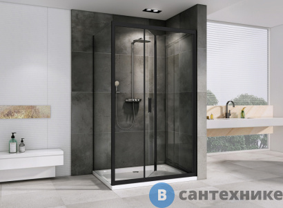 картинка Душевой уголок ABBER Sonnenstrand AG07090B-S90B