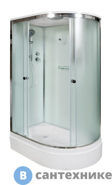 картинка Душевая кабина Deto D272S+ эл. L (120х80х220 см)