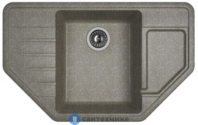 Кухонная мойка Dr. Gans Рио, чёрный CMc (25.080.C0800.407)