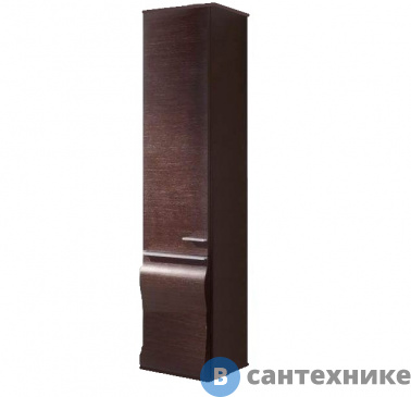 картинка Шкафчик CEZARES GLISS подвесной с одной створкой, левый GLISSWPENSILE SX Essenza Wenge, 25x16x51