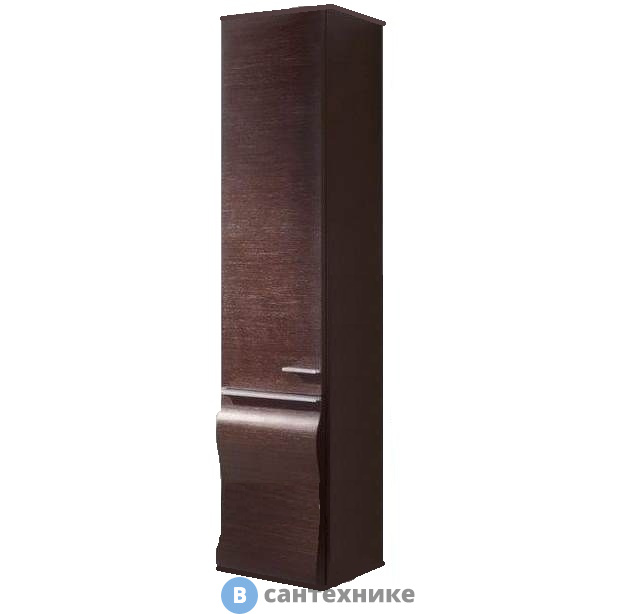 Шкафчик CEZARES GLISS подвесной с одной створкой, левый GLISSWPENSILE SX Essenza Wenge, 25x16x51