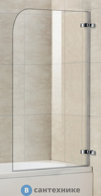 Шторка на ванну WELTWASSER WW100 100D1-80 800х1400 мм