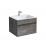 Тумба под раковину Vincea Chiara 600 подвесная, 1 выкатной ящик soft-close, G.Stone (VMC-2C600GS)
