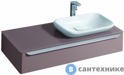 картинка Тумба под умывальник Keramag MYDAY 824161000 /1150x200x520/ (какао с молоком)
