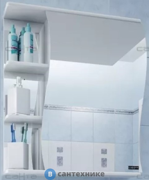 Зеркало СанТа Волна-550 прав (101010)