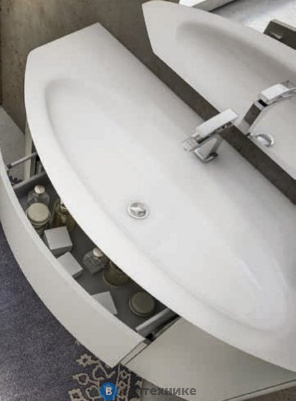 Раковина Cezares стеклянная 82368 Extro light (122x52)