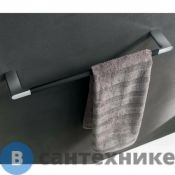 Полотенцедержатель Inda MITO 34 см, хром/черный матовый A2018ANC