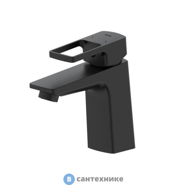 Смеситель IDDIS Bild BILBL00i01 для умывальника, чёрный матовый