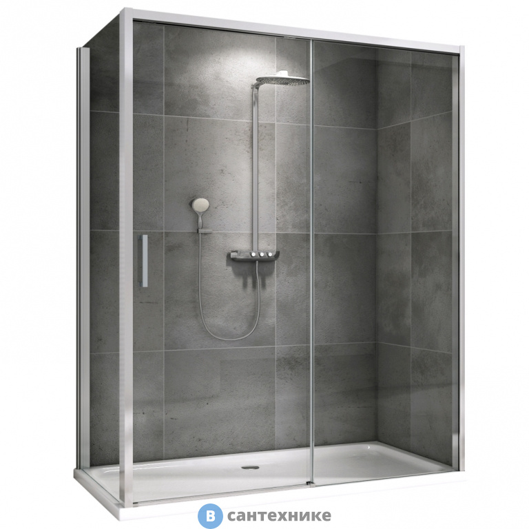 Душевой уголок ABBER Komfort AG93150-S92 150х90х200, без поддона