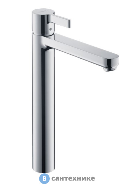 Смеситель Hansgrohe 31023000 Metris S для раковины 251 мм, гладкий, 5 л/мин