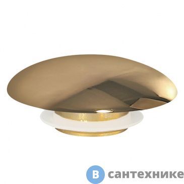 картинка Накладка на слив для раковины ABBER AC0014GG золото, керамика