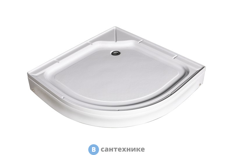 Душевой поддон WEMOR 90/15 C полукруг 900*900*150 мм (10000002919)
