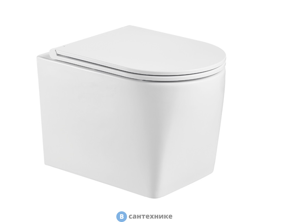 Унитаз с инсталляцией WELTWASSER и кнопкой смыва (MARBERG 410 + NESENBACH 004 GL-WT + MAR 410 SE-BL)