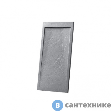 картинка Душевой поддон Vincea VST-4SRL8012G, 1200*800*25, из искусственного камня, серый, без сифона