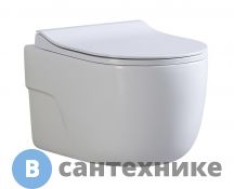 Унитаз подвесной Art & MAX VERONA AM012CHRT безободковый, с креплением, без сиденья