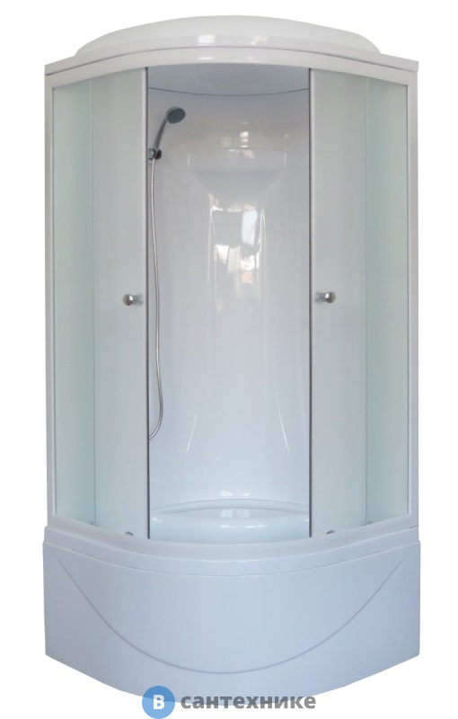 Душевая кабина Royal Bath RB 90BK1-M  900*900*2170 (матовое)