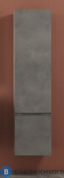 картинка Шкаф подвесной Art & MAX TECHNO AM-Techno-1600-AC-SO-FC305-R фасады асимметричные, АЙС Какао 400x300x1600