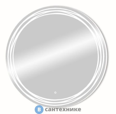 Зеркало с подсветкой Art & MAX BOLOGNA и функцией антизапотевания AM-Bol-D770-DS-F-H