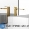 картинка Смеситель Vincea Cube VBF-1C02BG для раковины, однорычажный, брашированное золото