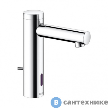 картинка Смеситель Keuco IXMO электронный для умывальника, без гарнитуры, работает от сети, хром (59512011100)