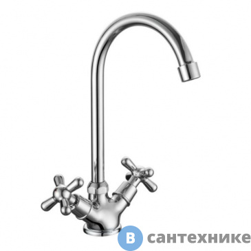 картинка Смеситель Gross Aqua Retro 6015083С-B01 для кухни