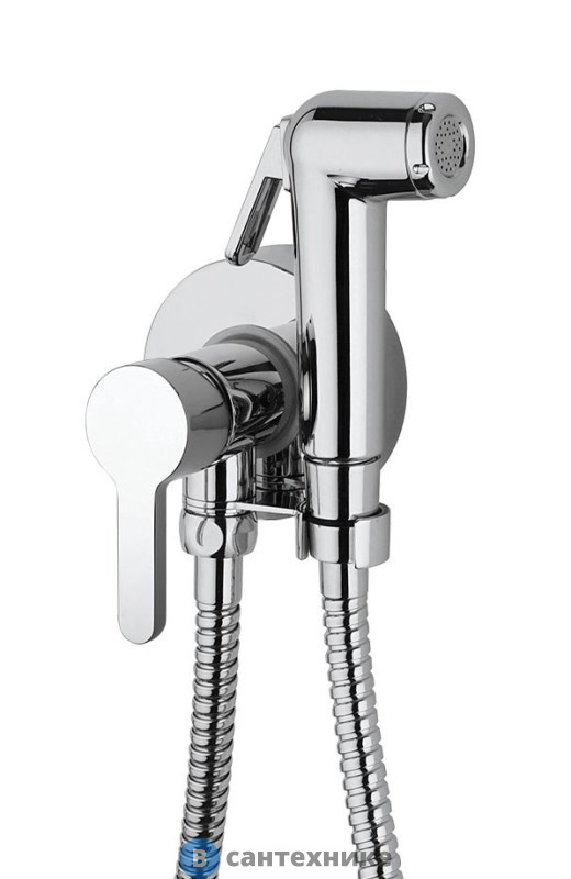 Смеситель Paini 92CR304KM AOSTA с гиг. душем, хром