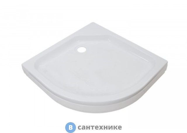Душевой поддон Тритон ПД23 ДК 1/4 круга, низкий 88х88 (ПД23) без сифона