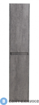 картинка Шкаф BelBagno KRAFT KRAFT-1600-2A-SC-CG-R подвесной с двумя распашными дверцами с доводчиками, с двумя полками, правосторонний, Cemento Grigio, 330x300x1600