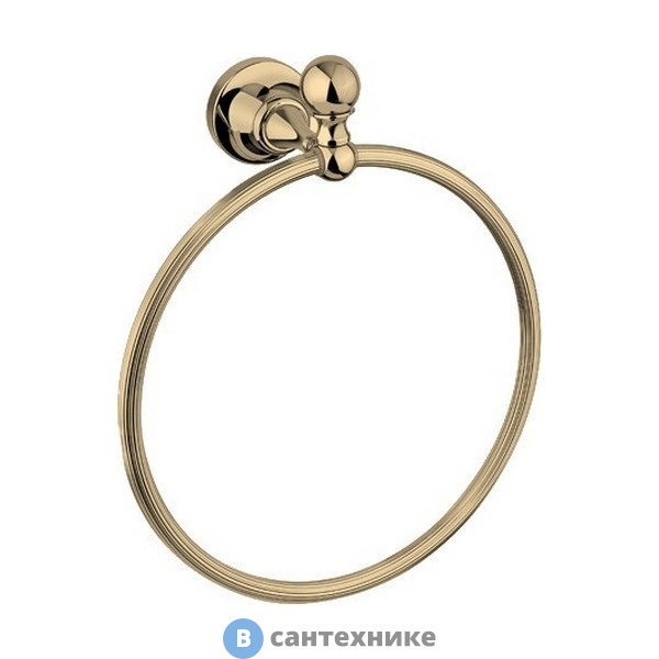 Полотенцедержатель Cezares OLIMP-RN-02-M кольцо, бронза