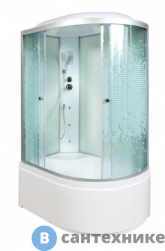 картинка Душевая кабина Deto L 920 L с гм. и эл. (120х80х215 см)