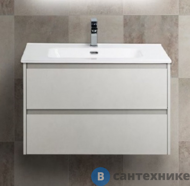 картинка Тумба под раковину BelBagno 71 см KRAFT-700-2C-SO-BO подвесная с двумя выкатными ящиками, Bianco Opaco