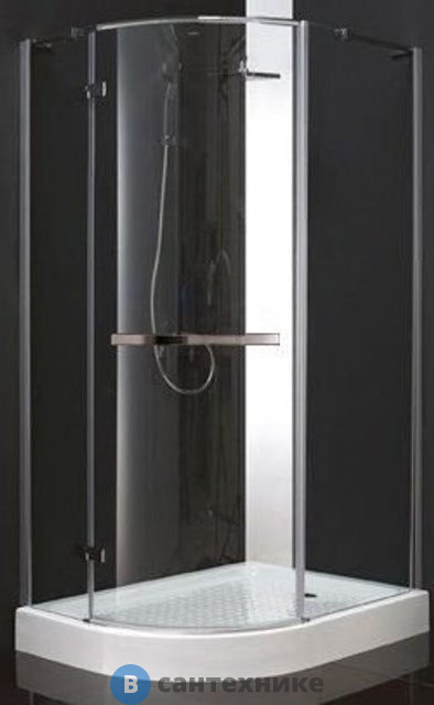 Душевой уголок Cezares BERGAMO-W-RH-1-120/100-ARCO-C-Cr-R-IV 1200x1000x2000, без поддона