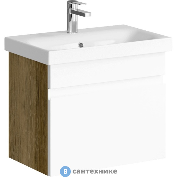 Тумба под раковину Aqwella SMART 60 SRT0106DB (подвесная, дуб балтийский)