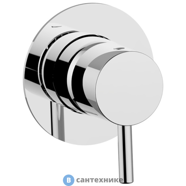 Смеситель CISAL Less New внешняя часть для душа, хром (LN00300021), без внутренней части