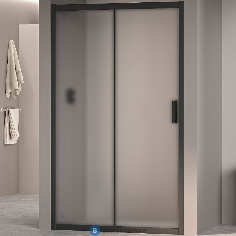 Душевая дверь RGW PA-016B 140*195 Чёрный/ Матовое (350801614-24)