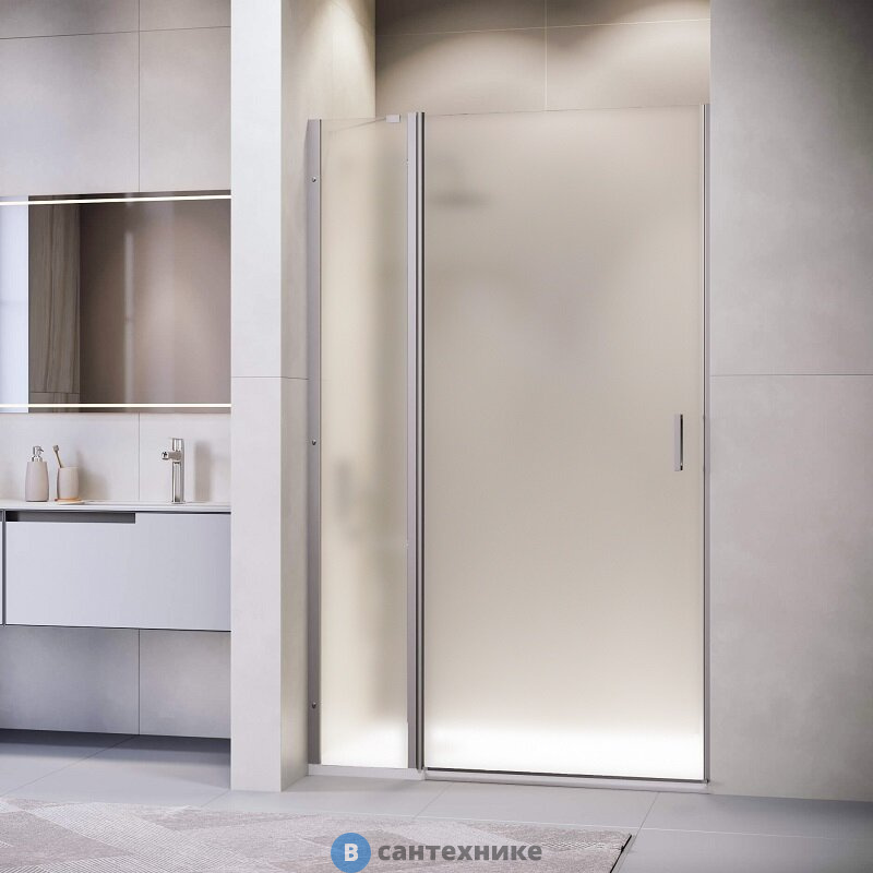 Душевая дверь RGW LE-004-Gr  120*195 серый/ матовое (351200412-210)