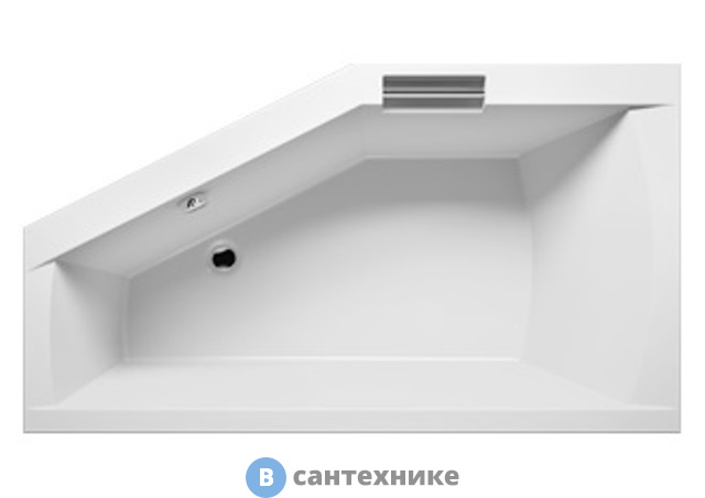 Акриловая ванна Riho GETA 170х90 R (B031001005/BA8800500000000), без каркаса и сифона
