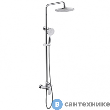 картинка Душевая стойка ABBER Weiss Insel AF8020 без излива, хром