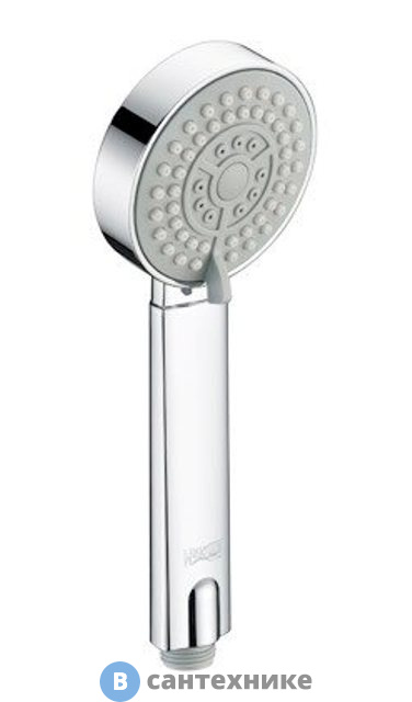 Лейка для душа WasserKRAFT A035 3-функциональная хромоникелевое покрытие, ABS-пластик