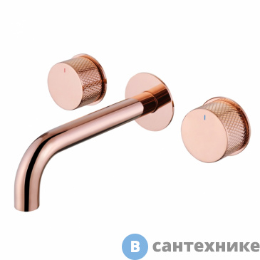 картинка Смеситель ABBER Wasser Kreis AF81122RG для раковины скрытого монтажа, розовое золото